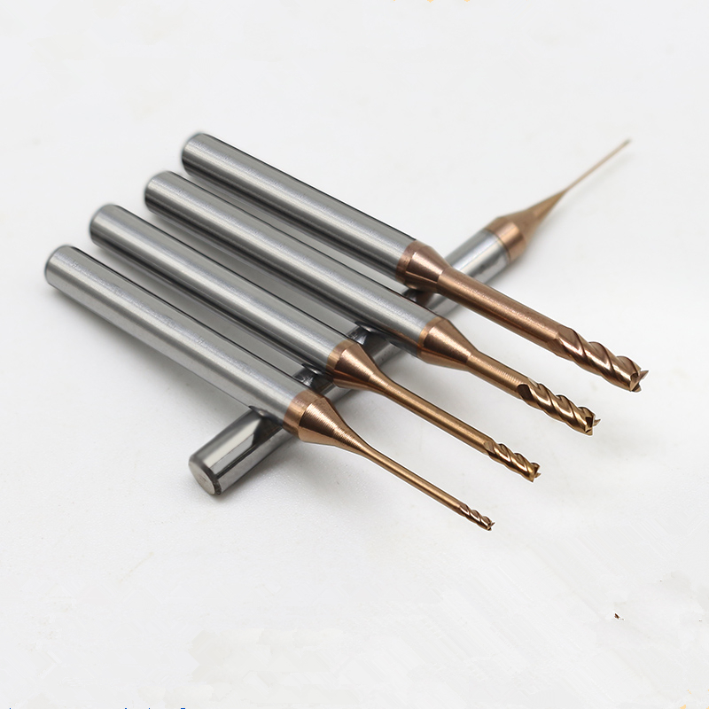 End Mill Set - 0,6 MM 0,7 MM 1MM 1,5