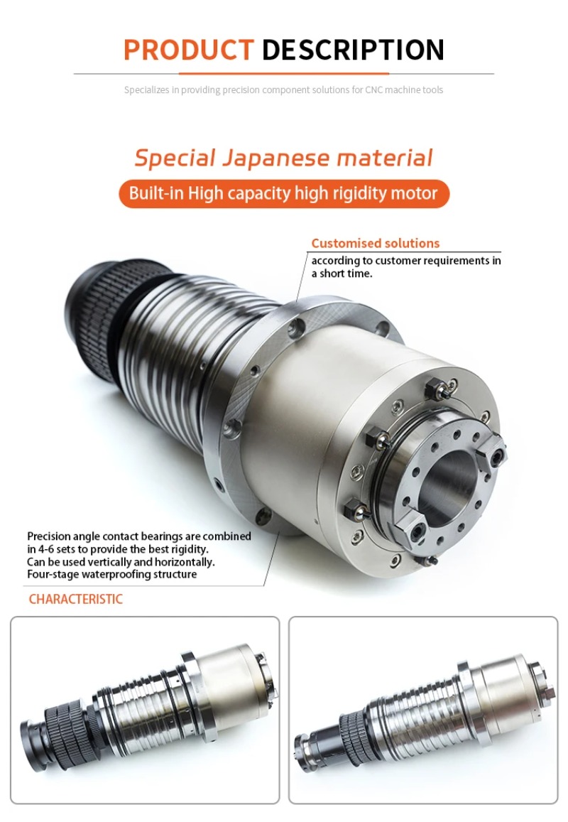 Spindle Motor - Motor de husillo impulsado por correa
