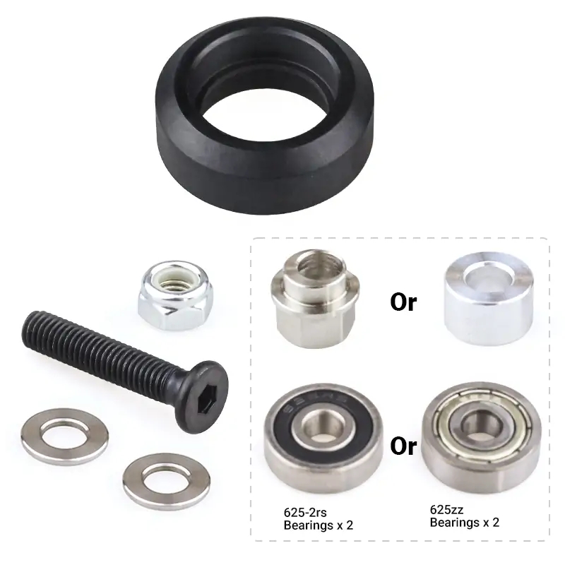 V Slot Wheel - 10 Piezas de Ruedas de Polea