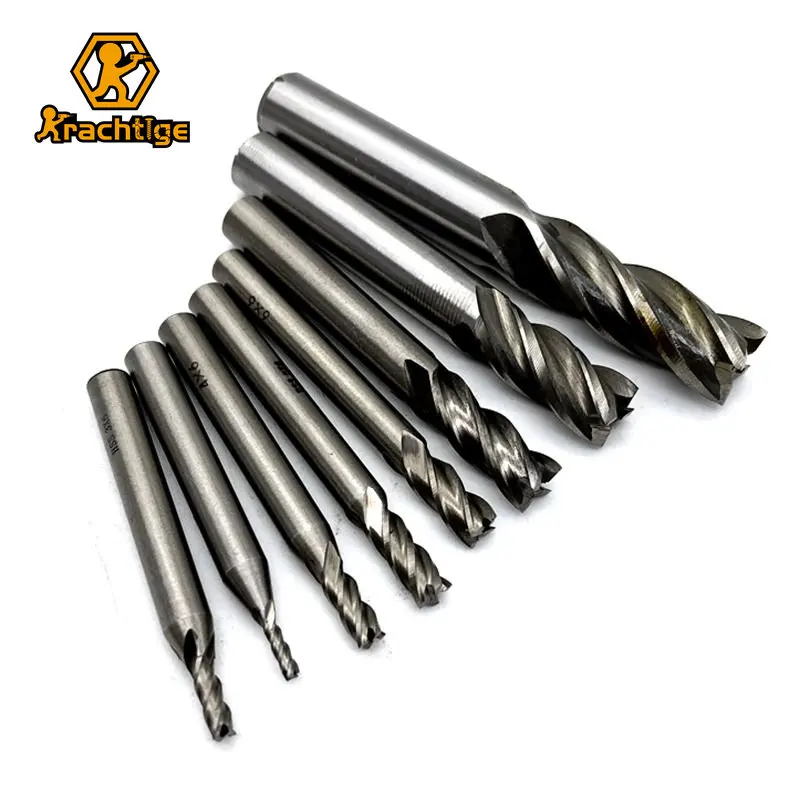 End Mill Set - Krachtige 8 Uds fresa de acero