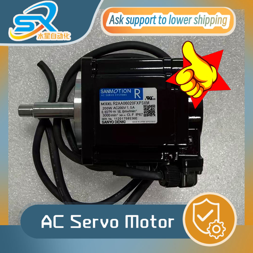 Servo Motor - Motor Servo Sanyo R2AA06020FXP3XM 200w 1.5A