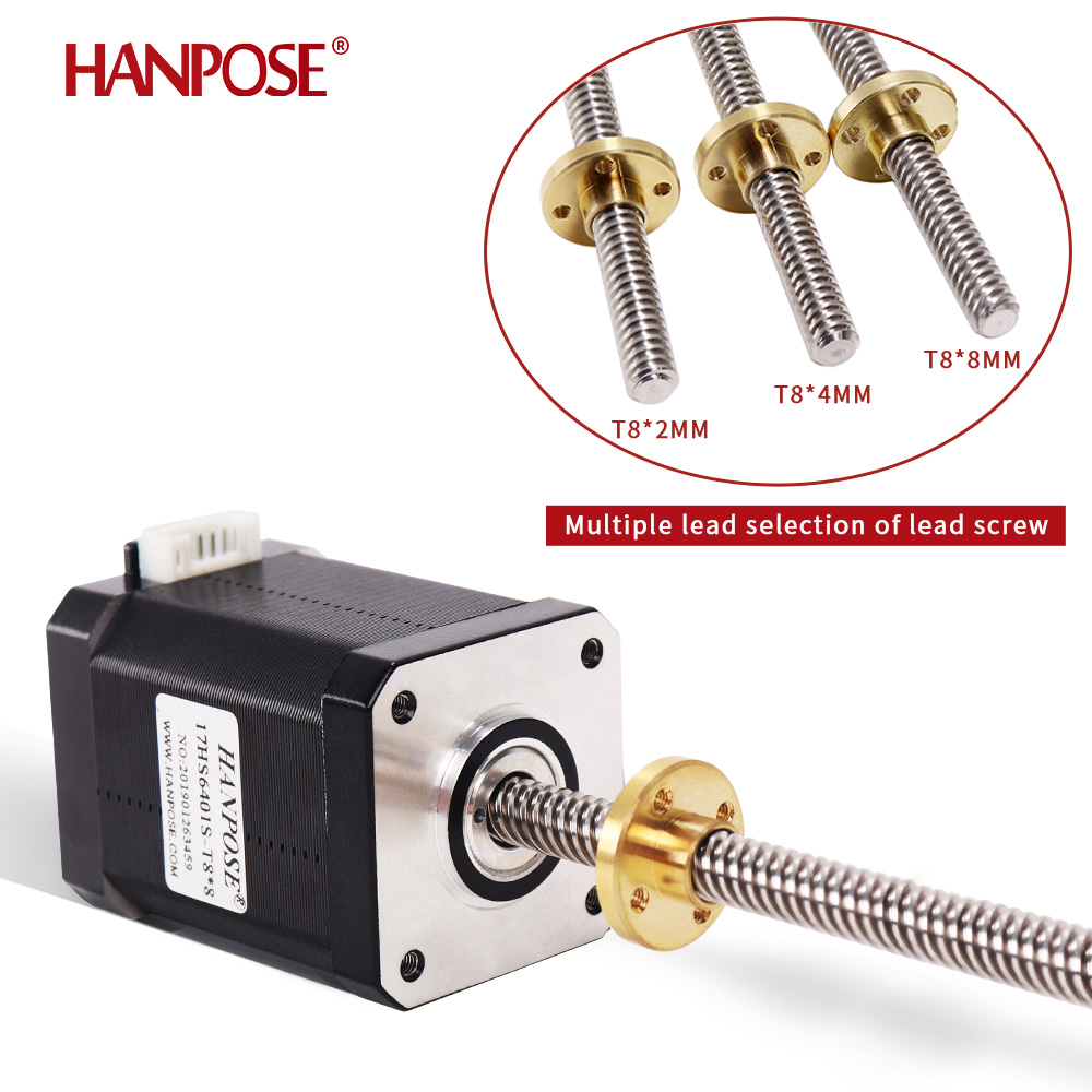 Lead Screw 8Mm - Motor paso a paso Nema17 1.8A