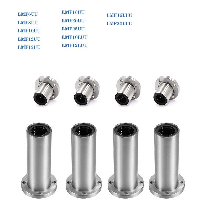 Lm8Uu Bearing - 4 unidades/paquete Lmf8uu Lmf10uu Lmf6uu Lm12uu