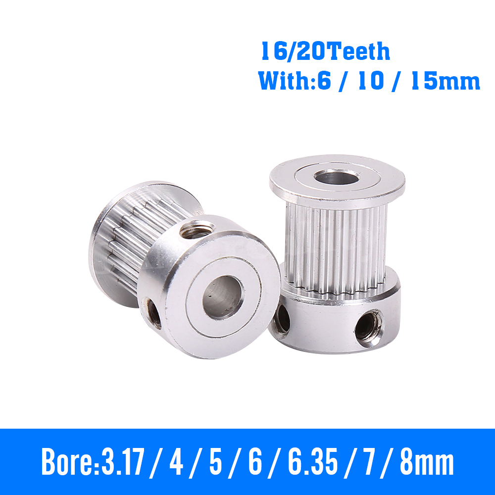 Gt2 Pulley - Pieza de impresora 3D GT2 16T/20T,
