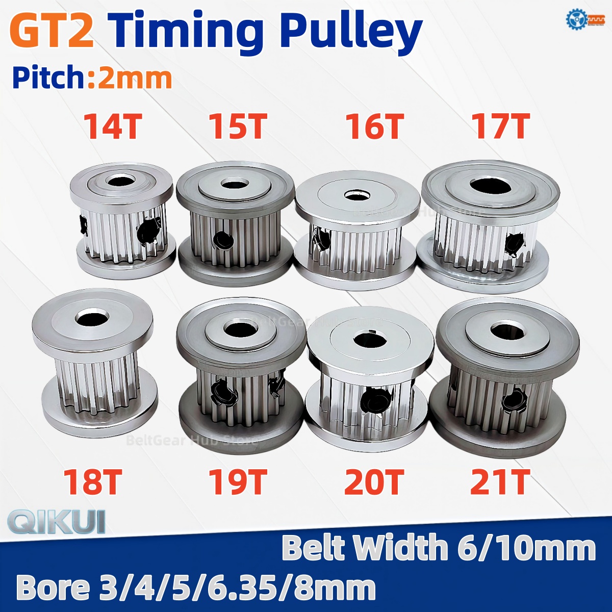 Gt2 Pulley - Polea de sincronización tipo K GT2