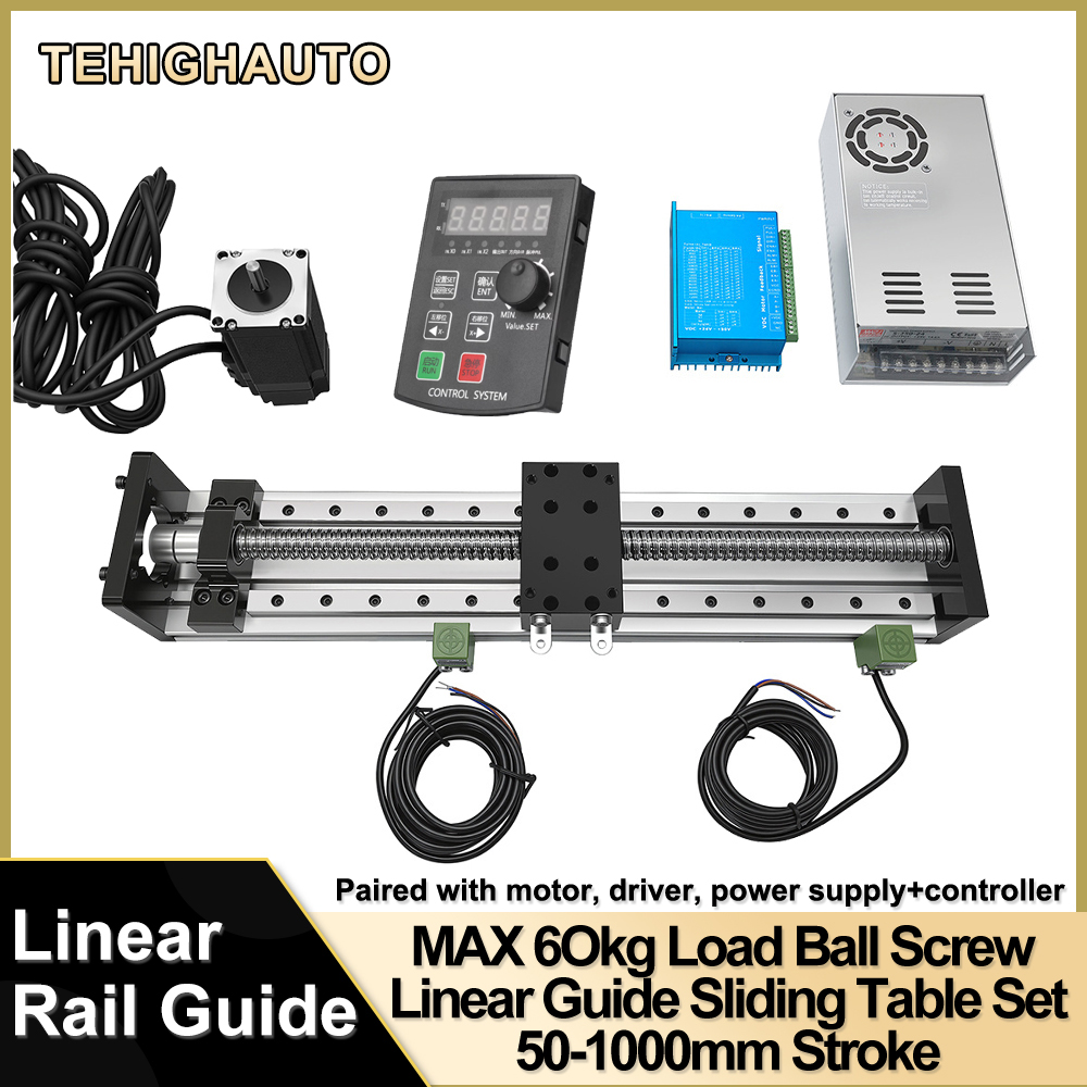 Ball Screw - Kit de Riel Lineal con Mesa