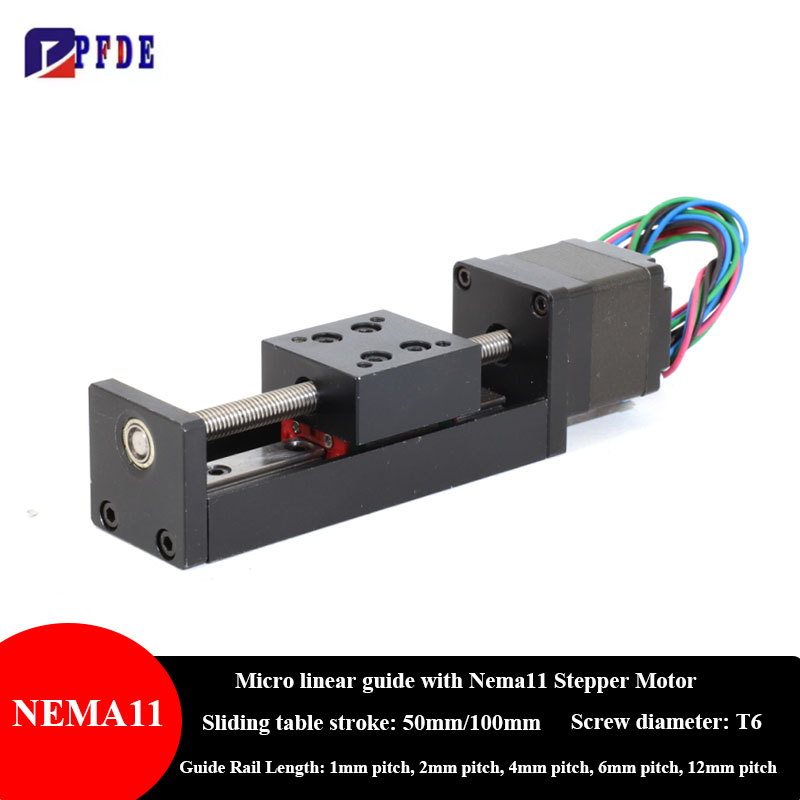 Linear Rod 8Mm - Motor paso a paso NEMA11, Mini