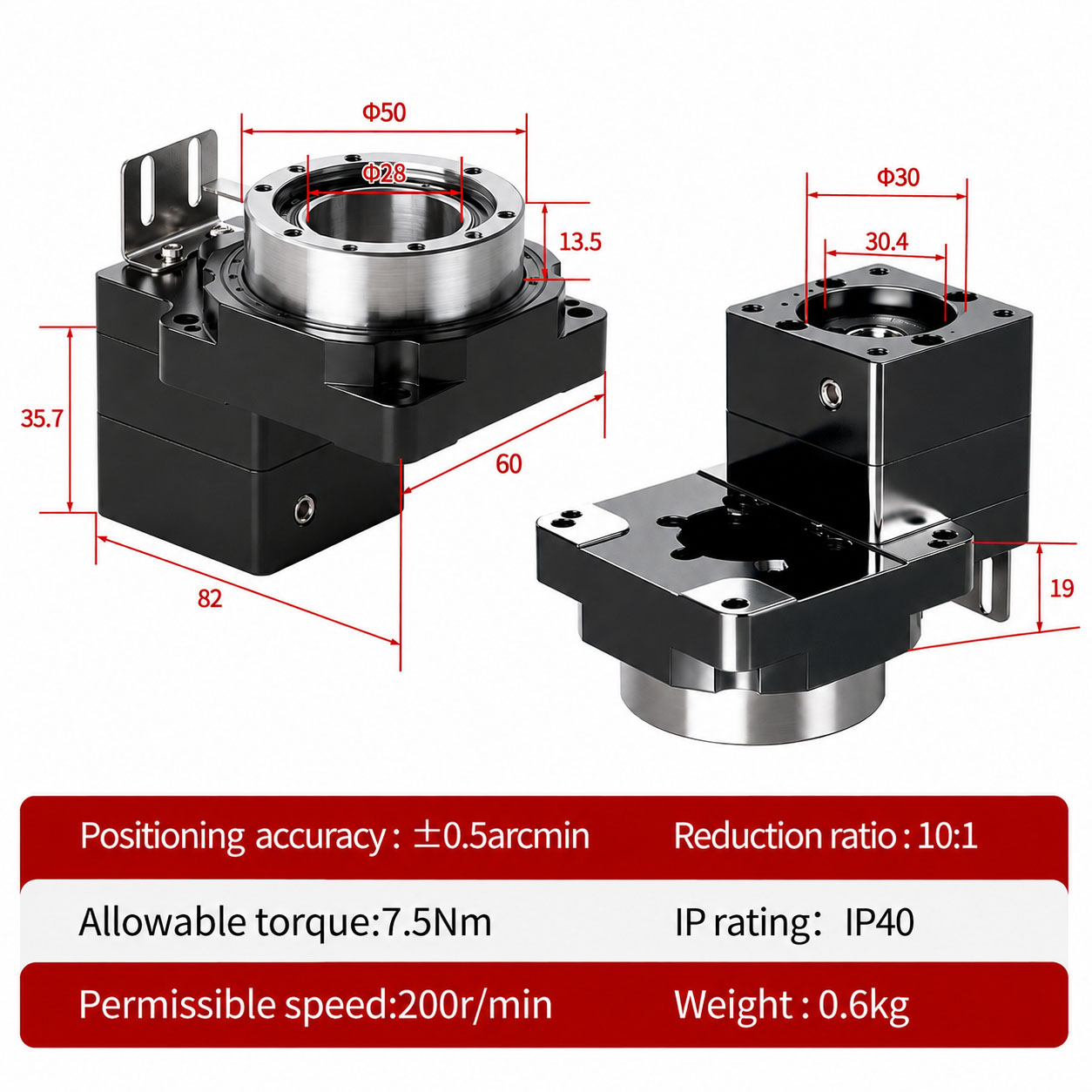 Plataforma Rotatoria Hueca de  - Stepper Motor Nema17 reseña y precio