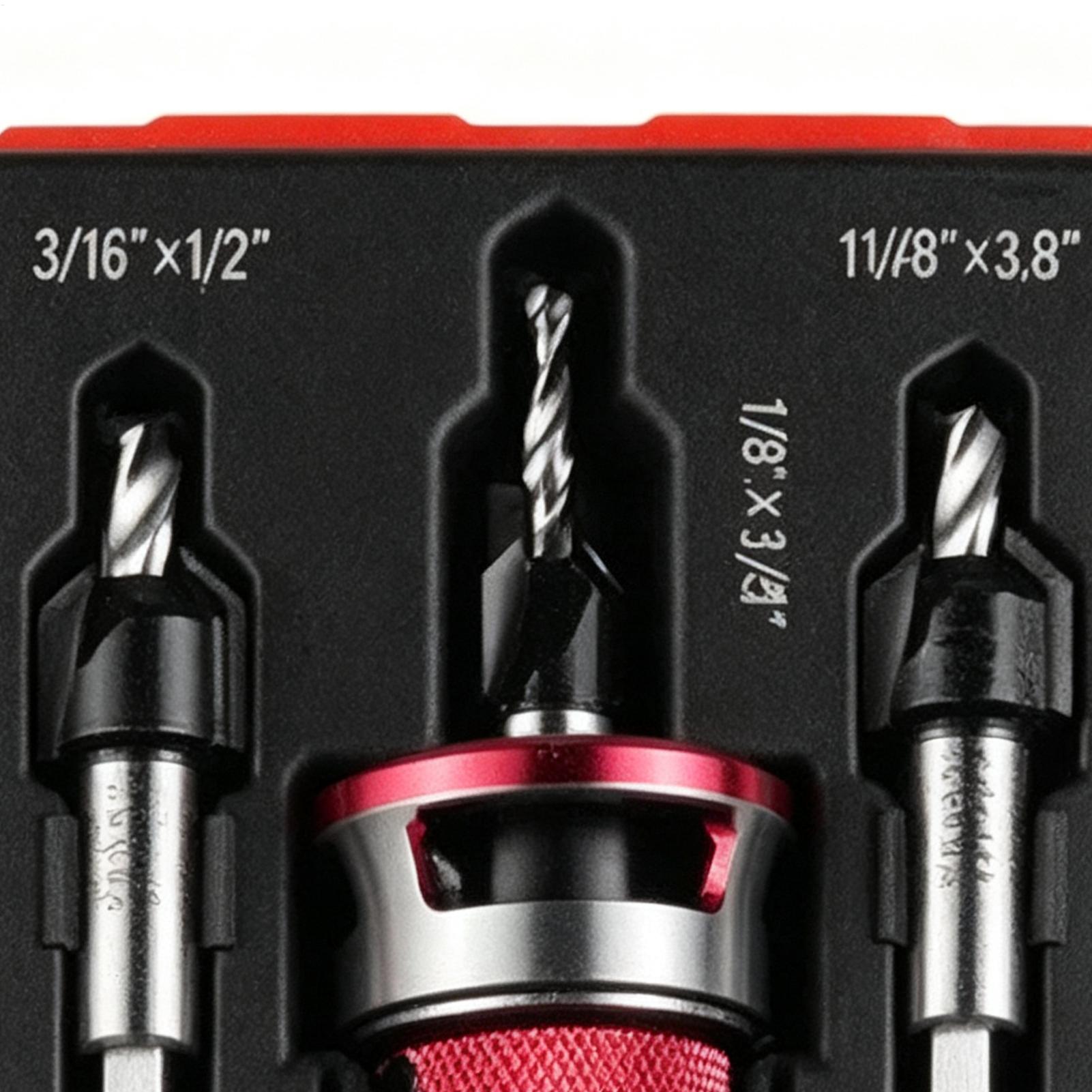 Juego de brocas avellanadoras  - Drill Bit Set reseña y precio