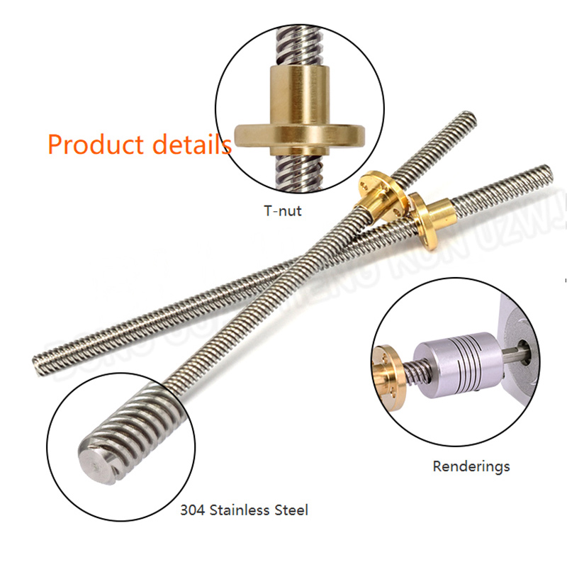 Tornillo Trapezoidal T8 con Tu - Lead Screw 8Mm reseña y precio