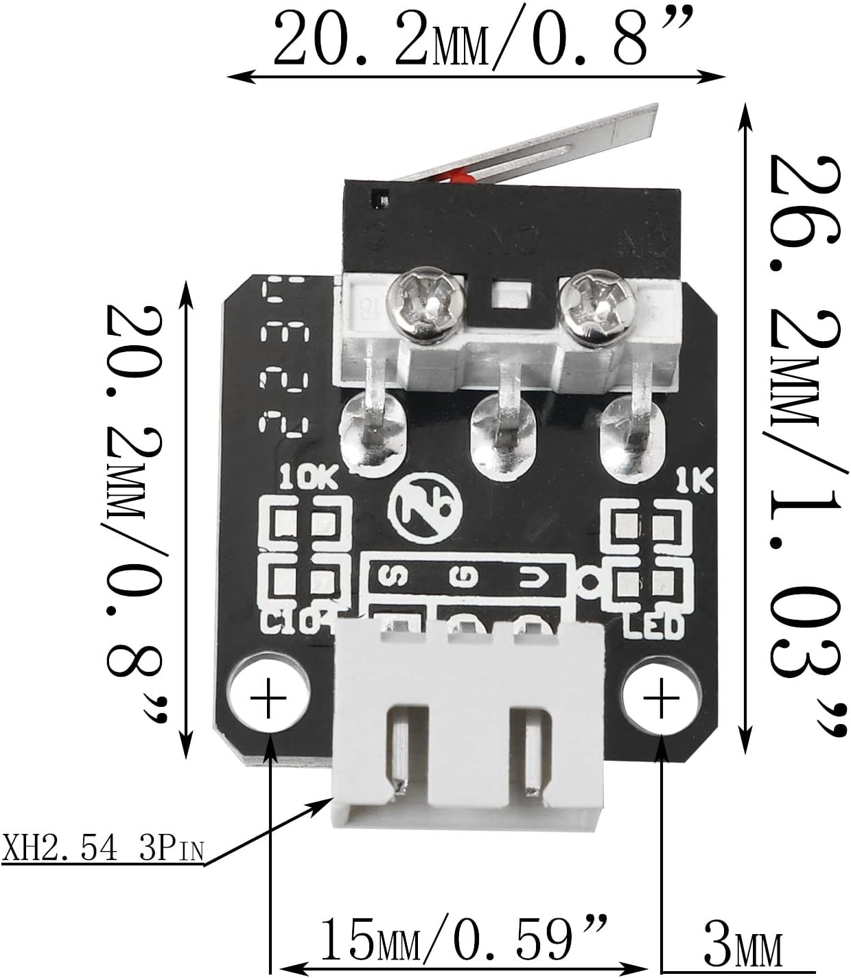Interruptor de límite de eje X - Aluminium Profile 2020 reseña y precio