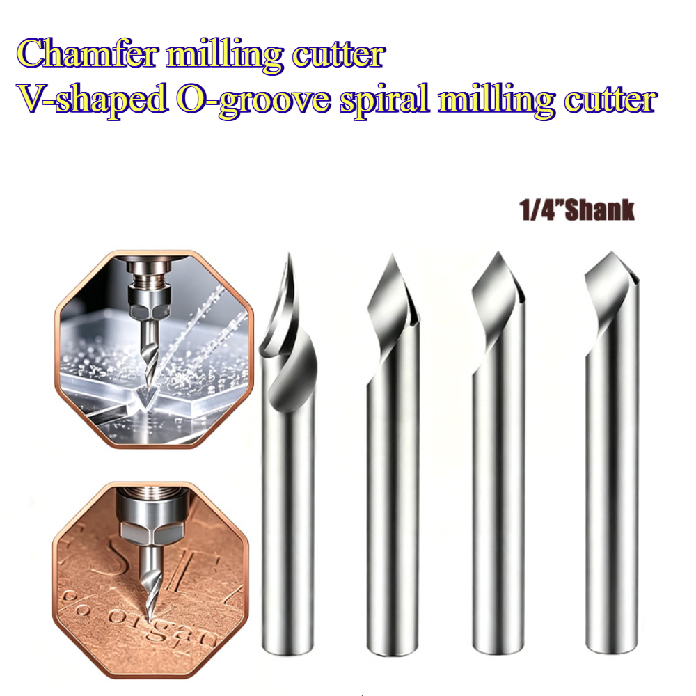 Fresa en espiral tipo V para e - Cnc Bits reseña y precio