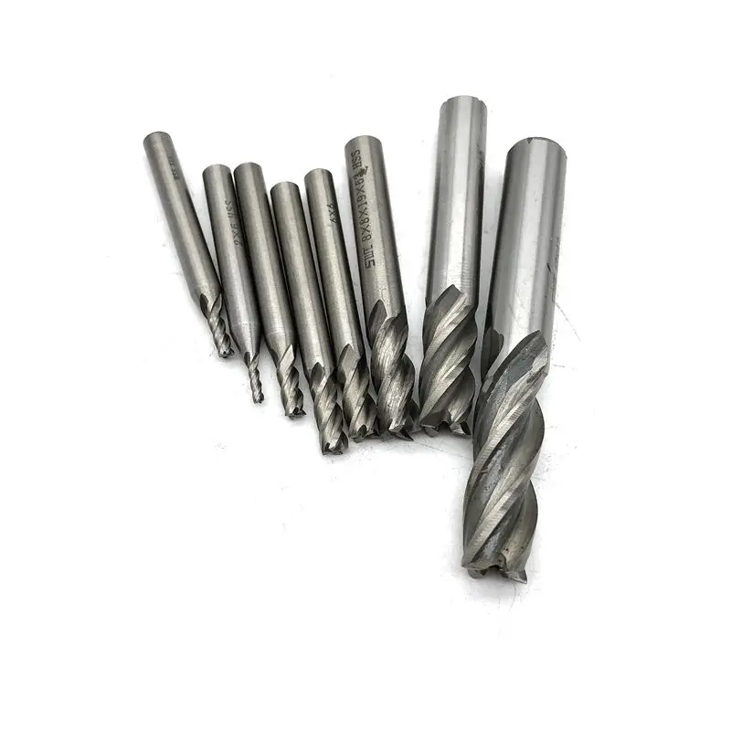Krachtige 8 Uds fresa de acero - End Mill Set reseña y precio