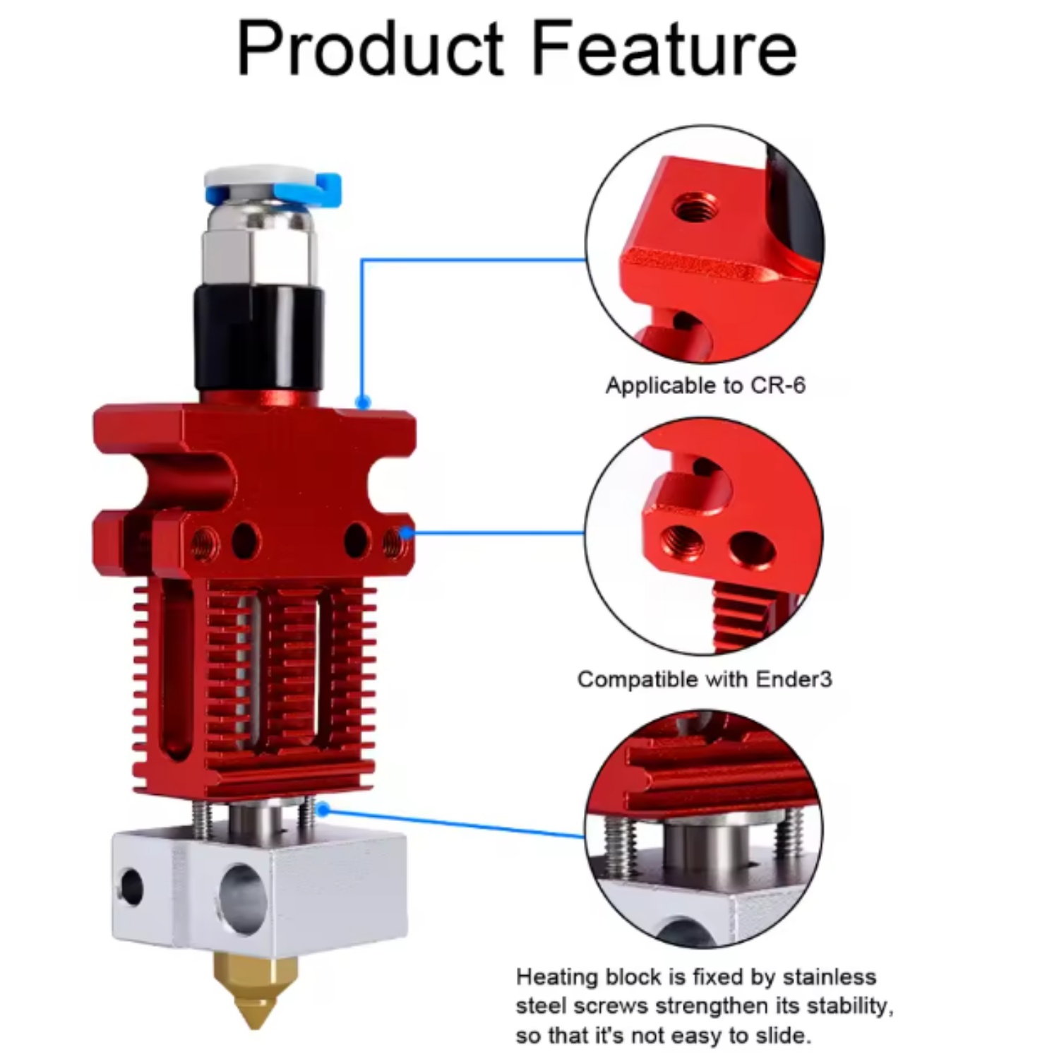 Creality CR-6 SE Hotend Kit, K - Aluminium Profile 2020 reseña y precio