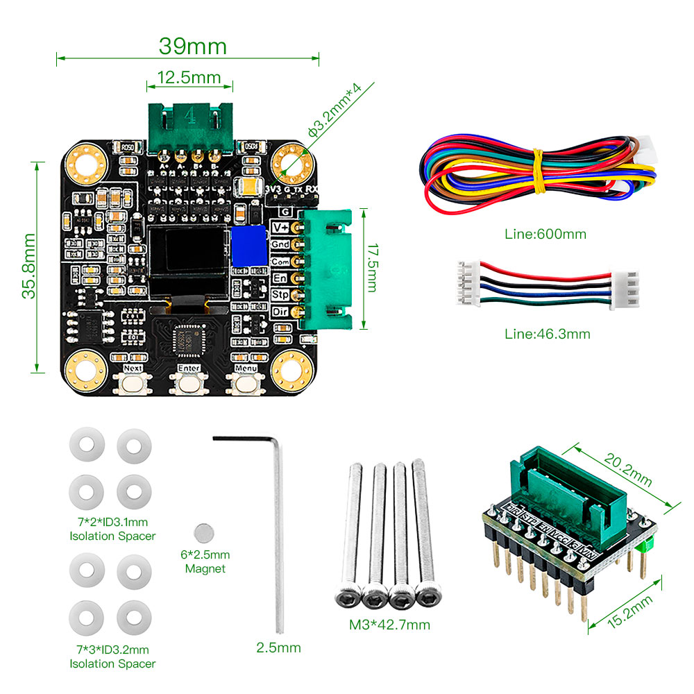 Makerbase MKS SERVO42C PCBA NE - Nema 17 Stepper reseña y precio