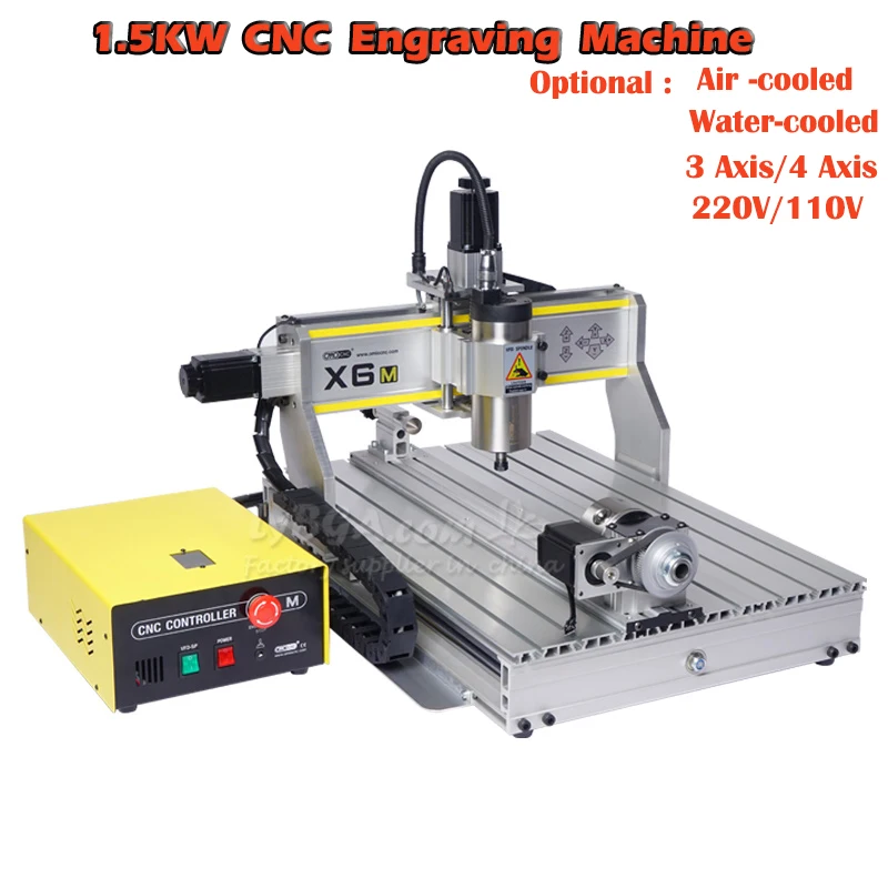 Fresadora CNC LY X6M de 3 y 4  - Water Cooled Spindle reseña y precio