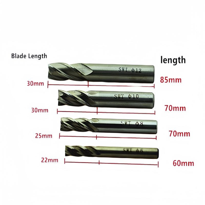 Juego de 4 fresas de carburo c - End Mill Set reseña y precio