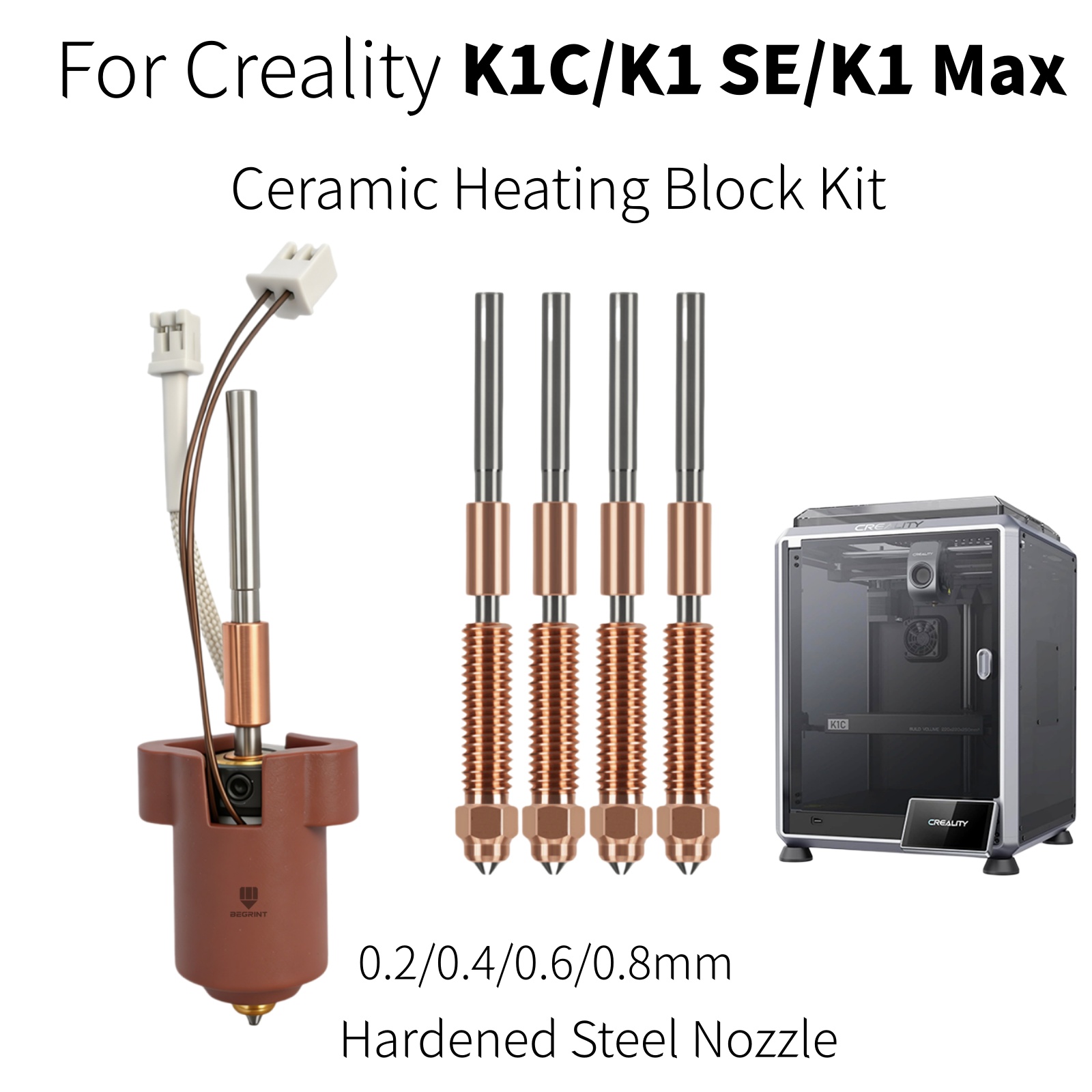 Hotend para Creality K1C K1 MA - Aluminium Profile 2020 reseña y precio